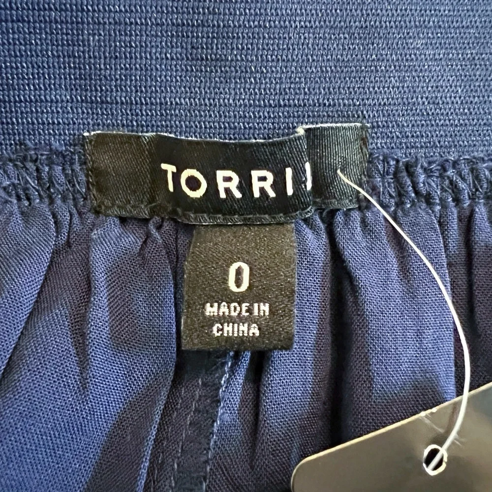 Torrid Women’s Embroidered Mesh Midi Skirt In Medieval Blue Plus Size 0X NWT - Picture 6 of 9